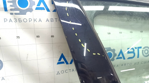 Door assembly front right Ford Fusion mk5 13-20 hybrid, blue N6, bump on molding, bumps, dents, scratches on trim