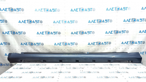 Left threshold Ford Fusion mk5 13-20 blue, with seals, broken fastening, dented fastening, sand