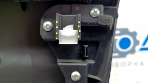 Door trim card front left Mazda CX-5 17- with black insert cloth, armrest leather black, scratches, abrasions, broken fastening