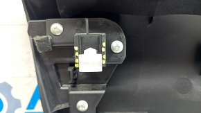 Door trim card front right Mazda CX-5 17- with black insert cloth, armrest leather black, scratches, abrasions, scratch on leather, broken fastening