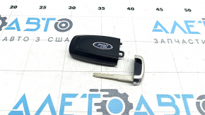 Key smart Ford Fusion mk5 17-20 4 buttons, without autostart, worn, pokes