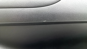 Door trim card rear left Mazda CX-5 17- with black insert leather, armrest leather black, scratches, abrasions