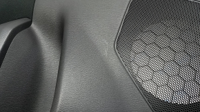 Door trim card rear left Mazda CX-5 17- with black insert leather, armrest leather black, scratches, abrasions