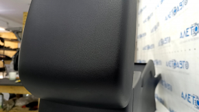 Central console armrest Mazda CX-5 17- leather black, scratches, abrasions