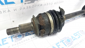 Front left half-shaft drive Mazda CX-5 17- awd rusty, outer CV joint boot torn
