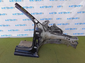 Quarter front right VW Jetta 11-18 USA black, sawed off