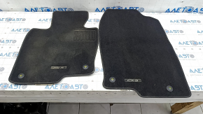 Set of floor mats for Mazda CX-5 17- cloth, black, for cleaning