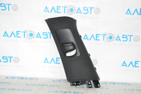 Center pillar trim upper belt left Tesla Model X 16-21 cloth black, small scratches