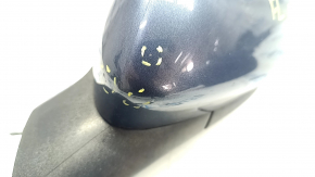 Side mirror left Ford Fusion mk5 13-20 3 pins, blue, chips, sand
