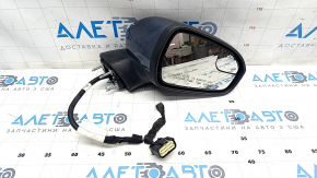 Side mirror right Ford Fusion mk5 13- 3 pins, blue, chips, sand