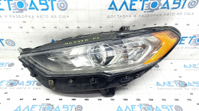 Headlight front left complete Ford Fusion mk5 17-20 halogen, with DRL, sand