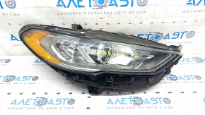 Front right headlight complete Ford Fusion mk5 17-20 halogen, with DRL, sand