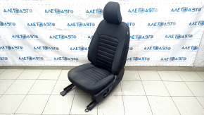 Driver's seat Ford Fusion mk5 17-20 without airbag, electric, black cloth, for cleaning
