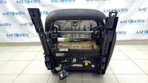Driver's seat Ford Fusion mk5 17-20 without airbag, electric, black cloth, for cleaning