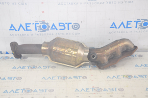 Left exhaust manifold with catalytic converter Lexus GS350 08-11 AWD