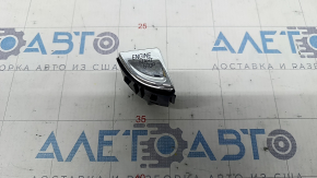 Start stop button Cadillac ATS 13 - worn chrome