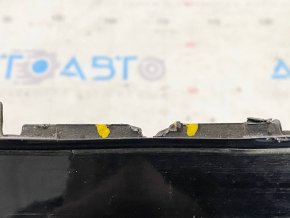 Rear bumper bare upper part Tesla Model X 16-21 black, dent, scratches, cracks, broken fasteners