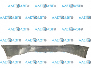 Rear bumper bare upper part Tesla Model X 16-21 black, dent, scratches, cracks, broken fasteners