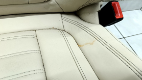 Passenger seat BMW X3 G01 18-21 with airbag, electric, heated, Vernasca beige leather, scratches on the back, dry cleanable