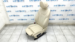 Driver's seat BMW X3 G01 18-21 with airbag, electric, heated, Vernasca beige leather, worn, scratches