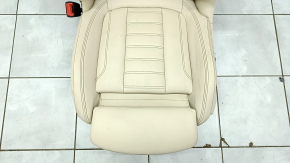 Driver's seat BMW X3 G01 18-21 with airbag, electric, heated, Vernasca beige leather, worn, scratches