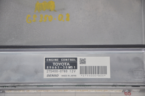 ECU unit engine computer Lexus GS350 06-11 AWD