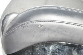 Passenger seat Tesla Model X 16-21 with AIRBAG leather black, scratches on the pad, leather defect