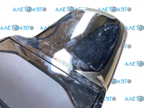 Passenger seat Tesla Model X 16-21 with AIRBAG leather black, scratches on the pad, leather defect