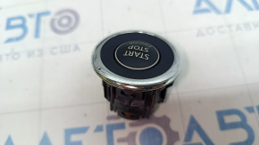 Nissan Rogue 14-20 start/stop button with immobilizer, worn chrome