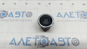 Nissan Rogue 14-20 start/stop button with immobilizer, worn chrome