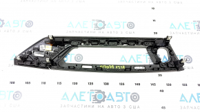 Front panel trim central BMW X3 G01 18-21 black, wood insert, scratches
