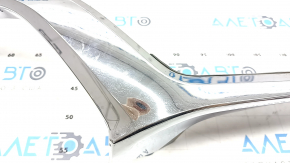 Right radiator grille molding Mazda CX-30 20- chrome, sand