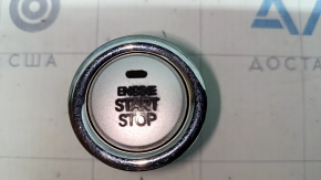 Start-Stop ignition button Hyundai Sonata 11-15 is rubbed