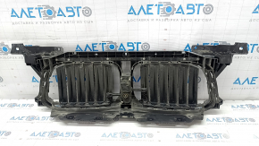 Radiator deflector blinds assembly top BMW X3 G01 18-21 with motor, LUXURY chrome, sand