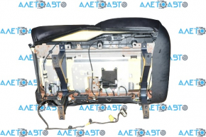 Rear row of seats 2nd row left Tesla Model X 16-21 leather black, with AIRBAG 60x40