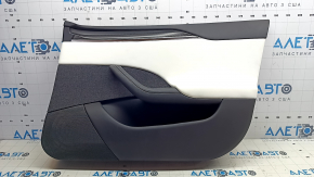 Door trim card front right Tesla Model S 21 - white leather, with window lift control, with tweeter