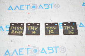 Parking brake shoes 4pcs set Tesla Model X 16-21