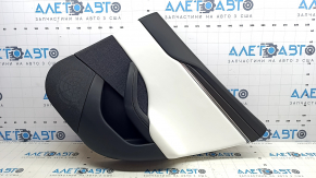 Door trim card rear right Tesla Model S 21 - white leather, with window lift control