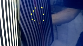 Door bare rear left Kia Forte 19-24 4d blue B2R, bumps, dent