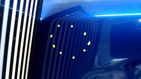Door bare rear left Kia Forte 19-24 4d blue B2R, bumps, dent