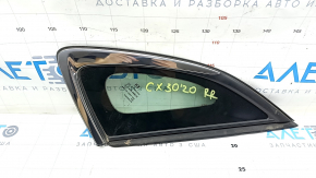 Window blind glass rear right Mazda CX-30 20- with chrome molding