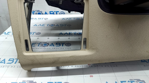 Torpedo front panel with AIRBAG BMW X3 G01 18-21 black and beige, without projection, for cleaning