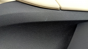 Door trim card front right BMW X3 G01 18-21 leatherette beige, wood insert, scratches, abrasions