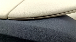 Door trim card rear left BMW X3 G01 18-21 leatherette beige, wood insert, scuffs, scratches, abrasions