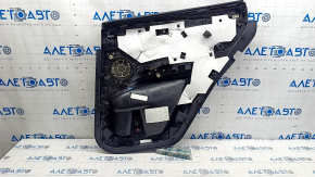 Door trim card rear left BMW X3 G01 18-21 leatherette beige, wood insert, scuffs, scratches, abrasions