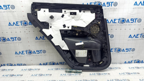 Door trim card rear right BMW X3 G01 18-21 beige leatherette, wood insert, scratches