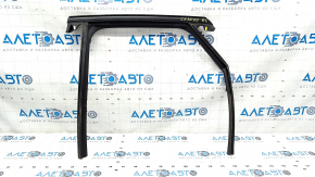 Upper rear left door molding Mazda CX-30 20-22 black with glass seal