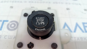 Ignition button Start-Stop Jeep Cherokee KL 14 - peeling paint, cracks