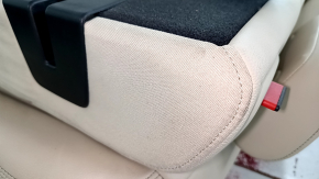 Rear row of seats 2 row BMW X3 G01 18-21 leather Vernasca beige, scratches, for cleaning