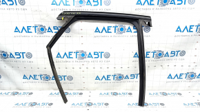 Upper rear right door molding Mazda CX-30 20-22 black with glass seal